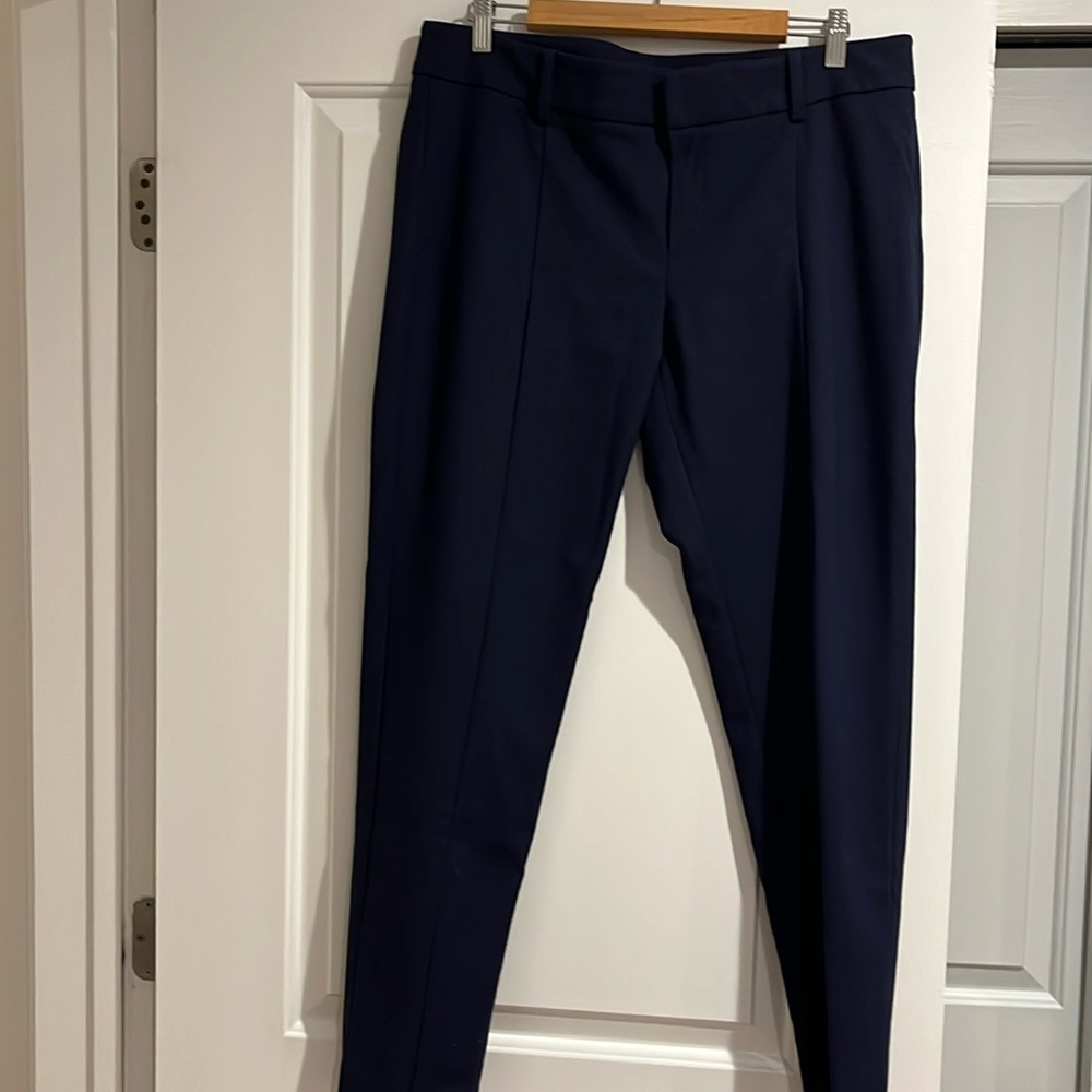 EUC Lilly Pulitzer Chantal Dinner Pant in Navy Blue Sz 14